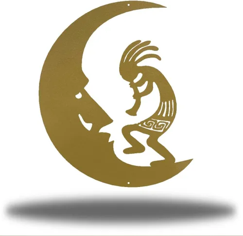 Miniatura 12 de Riverside Designs Kokopelli - Arte de pared de acero para exteriores, resistente e impermeable, fabricado en Estados Unidos
