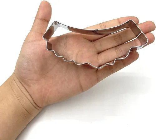 Miniatura 4 de LILIAO Cortador de galletas para fiesta de cumpleaños – 4.4 x 2 pulgadas – Cortadores de molde de pan para sándwich de galletas de boda – Acero