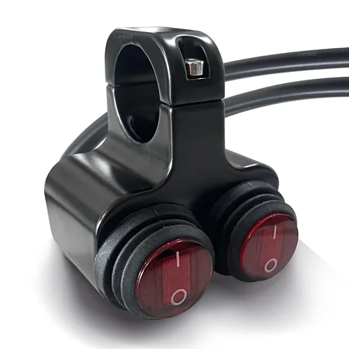 Miniatura 9 de Interruptor de Manillar de Motocicleta 12V Impermeable de Aleación de Aluminio Interruptores de Luz ATV para Motocicleta Bicicleta ATV UTV Scooters