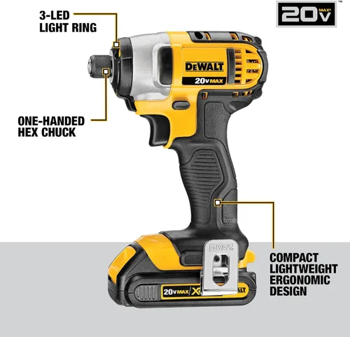Miniatura 16 de DEWALT - Juego combinado de 9 herramientas eléctricas 20V MAX, herramientas eléctricas inalámbricas con 2 baterías y cargador (DCK940D2)