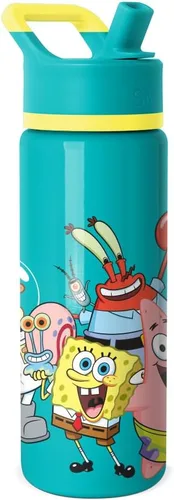 Miniatura 13 de Simple Modern - Botella de agua para niños Summit con tapa con pajilla Taza de acero inoxidable aislada de 14 onzas de Marvel Spider Man
