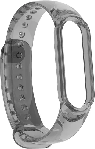 Miniatura 3 de Senter Correa de repuesto de silicona suave para Xiaomi Mi Band 5 / Mi Band 6 Smart Watch Negro