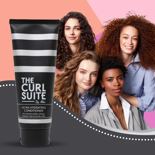 Miniatura 7 de The Curl Suite Acondicionador hidratante para mujeres, hombres y niños – Acondicionador de cabello perfecto para cabello rizado – Acondicionador