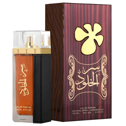 Miniatura 2 de Lattafa Perfumes Ser Al Khulood Gold Eau de Parfum Spray para Unisex, 3.4 onzas