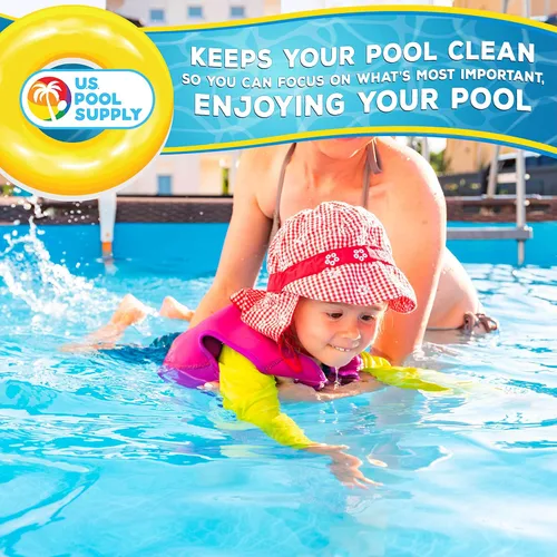 Miniatura 5 de U.S. Pool Supply Bolas de filtro de piscina de 3.0 libras, medios de filtro de fibra ecológicos para filtros de arena de piscina