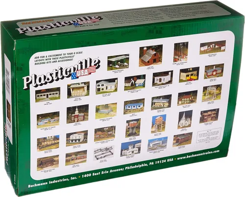Miniatura 2 de Bachmann Trenes - PLASTICVILLE U.S.A. EDIFICIOS – KITS CLÁSICOS - CASA ESCOLAR w/Equipamiento de juegos - Escala O