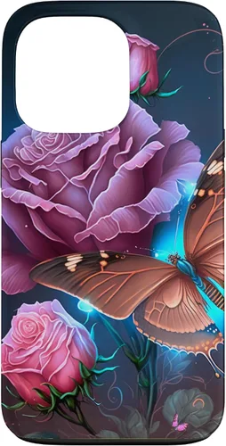 Miniatura 10 de Family Butterfly Rose Flower Firefly PC Case for iPhone 17