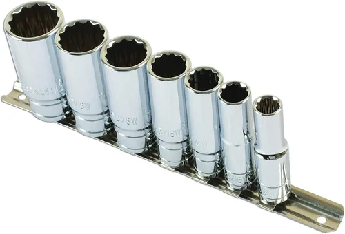 Miniatura 5 de Laser 6194 Whitworth Juego de llaves de vaso profundo 3/8" D 7pc