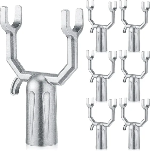 Zhengmy 6 piezas de soporte de rama de árbol de metal, dispositivo de soporte de muleta de árbol, kit de enderezamiento de árboles, esparcidores de