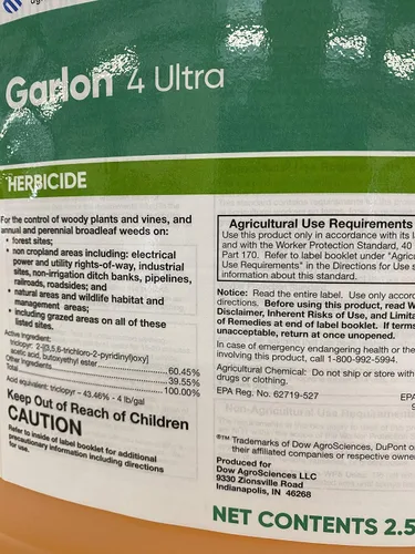 Miniatura 2 de Herbicida Garlon 4 Ultra Triclopyr para hileras de cercas y más 787593
