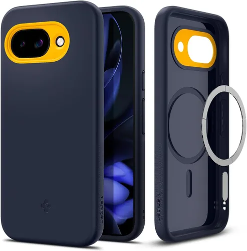 Miniatura 8 de Spigen para Pixel 9a, Funda Nano Pop MagFit (2025) [Compatible con accesorios MagSafe] - Negro y sésamo (2025)