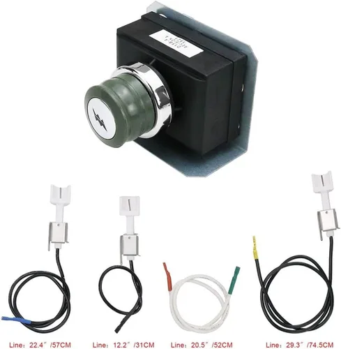 Miniatura 3 de Kit de encendido 1836-13 7628 para parrillas de gas Weber Genesis 310, Genesis 320 con control montado en la parte delantera (2011 - más nuevo), kit