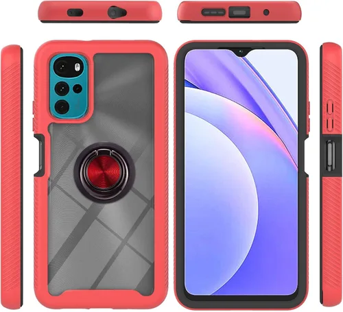Miniatura 26 de Funda compatible con Xiaomi Poco M5s 4G, compatible con Redmi Note 10 4G / Note 10S 4G / Note 11 SE (India), funda para teléfono 3 en 1, color azul