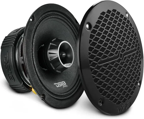DS18 PRO-ZT6 - Altavoces de rango medio de audio profesional de 6.5 pulgadas de 2 vías con tweeter de bala integrado, 4 ohmios, 450 W, máximo 225 W,