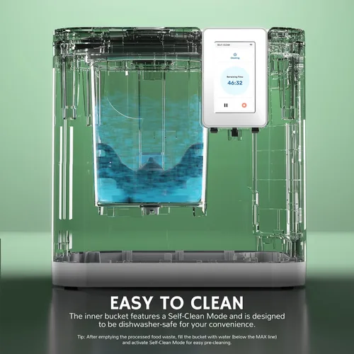 Miniatura 9 de Airthereal Revive R800 - Compostador eléctrico inteligente WiFi de 5 litros, sin olor, autolimpiante, 3 modos para un compostaje eficiente, reduce