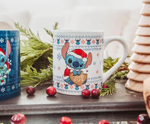 Miniatura 4 de Disney Lilo & Stitch - Juego de 2 tazas de cerámica, tazas de café para expreso, té, cada uno tiene capacidad para 14 onzas