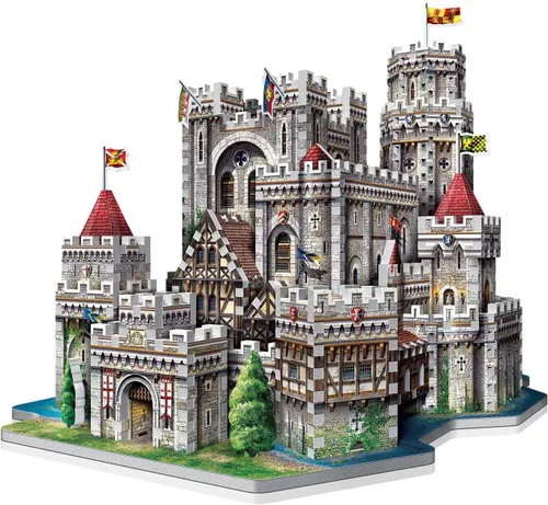Miniatura 12 de Wrebbit3D Notre-Dame de Paris 3D Puzzle 830 piezas de rompecabezas Colección de castillos y catedrales