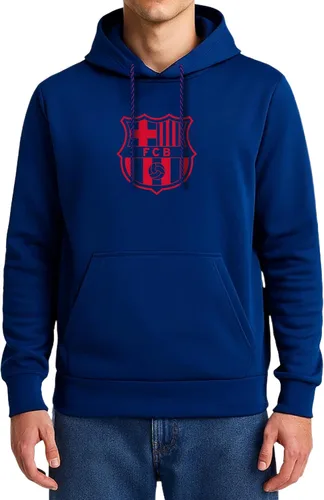 Miniatura 8 de Icon Sports Officially Licensed FC Barcelona Pullover Hoodie - Unisex Adult azul marino (45PH-Navy)