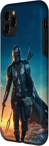 Miniatura 2 de iPhone 11 Pro Max Star Wars The Mandalorian and Grogu Sunset Poster Case