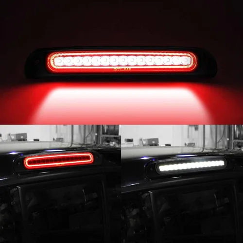 Miniatura 3 de R&F Auto Tercera Luz de Freno Estroboscópica LED de Repuesto para 1999-2016 F250 F350 F450 F550 Super Duty, para Ranger 1993-2011, 3ª Luz de Freno