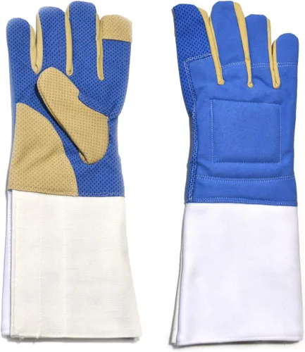 LEONARK Guantes de esgrima para espada y sable de aluminio, guantes para práctica de cercas y combates - Equipo profesional de esgrima para esgrima
