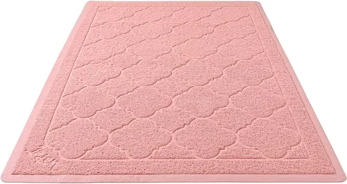 Miniatura 9 de WePet Tapete para caja de arena para gatos, almohadilla de PVC de alta calidad, alfombra de captura duradera, sin ftalatos, resistente a la orina