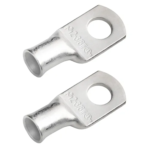 Miniatura 142 de SELTERM 5 piezas terminales de cable de cobre estañado 1/0 AWG perno de 1/2", extremos de cable de batería, terminales de anillo, conectores