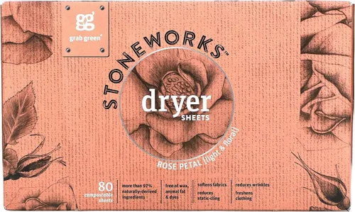Miniatura 8 de Grab Green, Stoneworks, Hojas para secadora, 80 hojas compostables (rama de abedul)