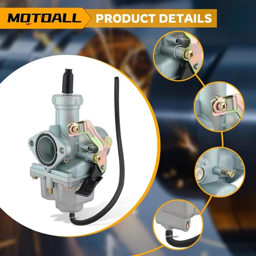Miniatura 4 de MOTOALL Carburador PZ27 de 150cc 200cc 250cc ATV Go Kart Dirt Bike con filtro de aire para Predator Coleman CT200U KT196 para TaoTao Coolster CG