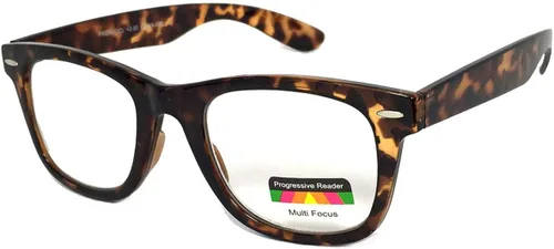 Miniatura 5 de Gafas de lectura progresivas con marco cuadrado retro Multi 3 Focus