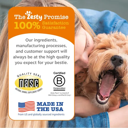 Miniatura 7 de Zesty Paws Masticables calmantes para perros - para el estrés diario, relajación, compostura y separación, mantequilla de maní 50