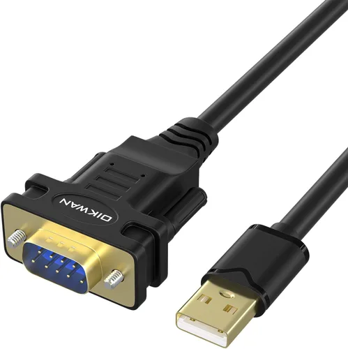 Miniatura 12 de Cable USB a RS232 Serie DB9 Macho, Pack de 2