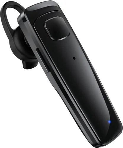 ADADPU Auricular Bluetooth - V5.0 Auricular inalámbrico manos libres con micrófono dual incorporado y cancelación de ruido, 10 días de espera y 16