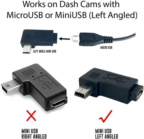 Miniatura 6 de Kit de cableado rígido de 15 pies con micro USB y mini USB para cámara de tablero y tipo C con fusible Mini(ACS)/LP Mini(ACN)/ATO(ATC