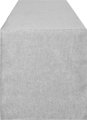 Camino de mesa de 13 x 72 pulgadas de largo, algodón lino estilo granja gris mantel de mesa para cocina, comedor, mesa de café, fiestas, boda,