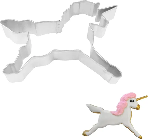 R&M Unicorn - Cortador de galletas de 4.5 pulgadas en acero estañado duradero, económico