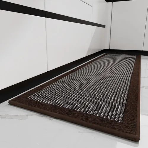 Miniatura 8 de PADOOR Tapetes de cocina para piso, alfombras de cocina antideslizantes, lavables, medio círculo, alfombra para fregadero de cocina, alfombra