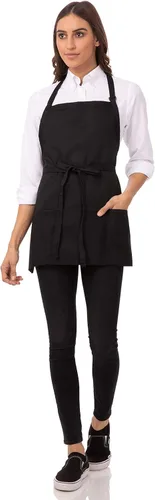Miniatura 5 de Chef Works - Delantal unisex de tres bolsillos