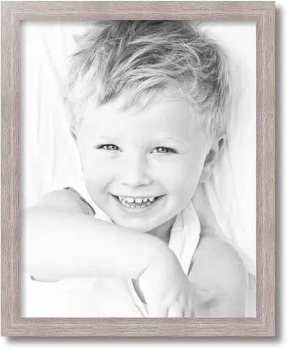 Miniatura 2 de ArtToFrames Marco de Fotos Marrón de 16 x 20 Pulgadas, Paquete de 1, Este Marco para Póster de MDF Personalizado de 1.25 Pulgadas es de Roble Gris