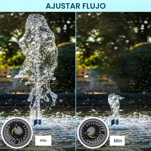 Miniatura 5 de NFESOLAR Bomba de agua sumergible de 880 GPH, bomba de fuente ultra silenciosa de 60 W con protección de combustión en seco de 9 pies de altura