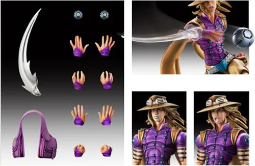 Miniatura 35 de QAHEART Figuras de Cujoh Jolyne Stone Free Estatuas de Figuras de Anime Figurillas de Acción Ultra Movibles Adornos para Fanáticos Navidad Cujoh