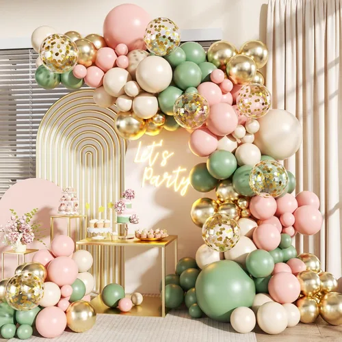 Miniatura 22 de Kit de Arco de Guirnalda de Globos Negros y Dorados, 140 Piezas de Globos de Confeti Negros y Dorados con Estrellas para Cumpleaños, Graduación, Año