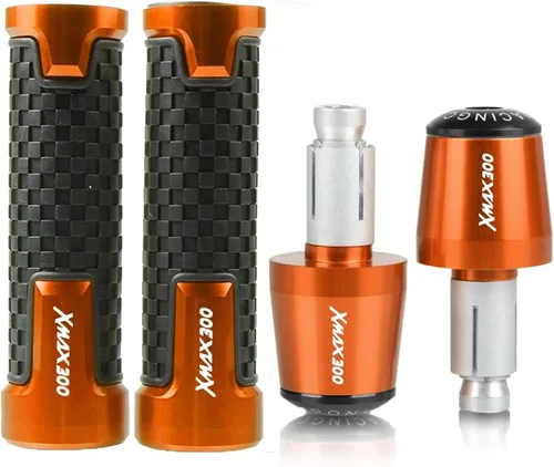Miniatura 12 de Motorcycle for Y&AMAHA XMAX300 All Years Xmax 300 2017 2018 2019 2020 2021 Motorcycle 7/8'' 22mm Hand Handle Grips Handlebar Grip Ends Plug