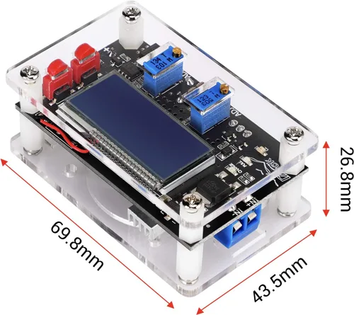 Miniatura 4 de DROK Regulador de voltaje Buck Boost, DROK DC 6-30V a DC 0.5-30V Convertidor de voltaje ajustable de 5V 12V 24V, módulo transformador de 4A 60W