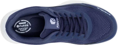 Miniatura 5 de FitVille Wide Pickleball Shoes for Men Tennis Shoes Sneakers for All Court Racquetball Athletic Shoes for Racquet Sport Arch Support & Wide Toe Box