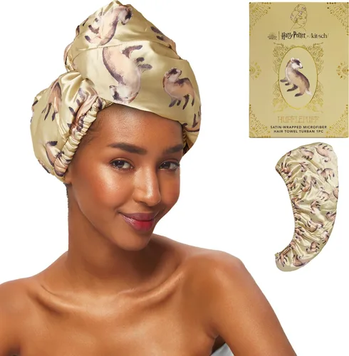 Miniatura 14 de Kitsch Toalla Envolvente de Microfibra para el Cabello para Mujeres - Toalla de Secado de Cabello Súper Absorbente - Secado Rápido