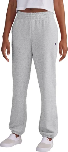Champion Powerblend Boyfriend - Pantalones deportivos para mujer, pantalones deportivos de forro polar de gran tamaño, pantalones deportivos de
