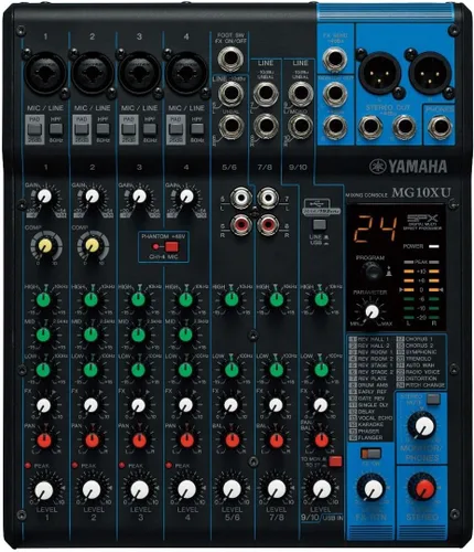 Mezclador estéreo compacto de 6 entradas Yamaha MG06