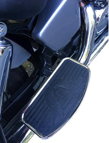 Miniatura 2 de Estriberas y reposapiés de motocicleta para Honda VTX1300 VTX1800 Suzuki VL400 VL800 C50 reposapiés delantero/pasajero par