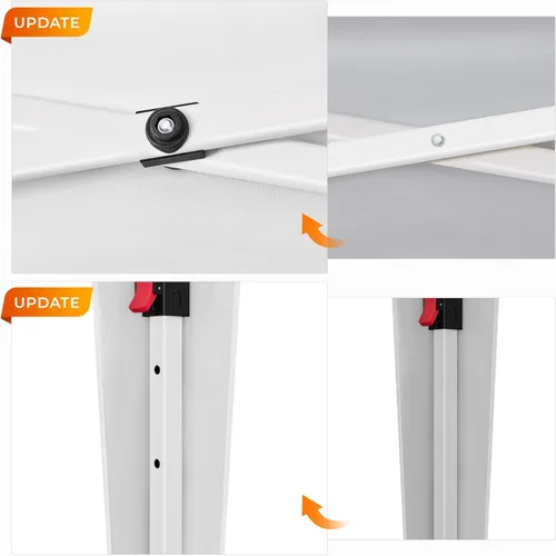 Miniatura 5 de Yaheetech Toldo desplegable de 10 x 10 pies con 4 paredes laterales extraíbles, tienda instantánea cerrada portátil, tienda de campaña impermeable